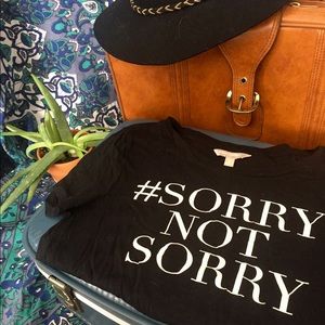 Banana Republic “#Sorry not Sorry” Tee
